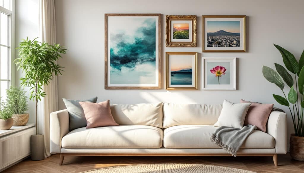 découvrez comment créer un mur de cadres original et harmonieux pour embellir votre intérieur. trouvez des astuces pour choisir les bonnes images, agencer les cadres et apporter une touche personnelle à votre décoration.