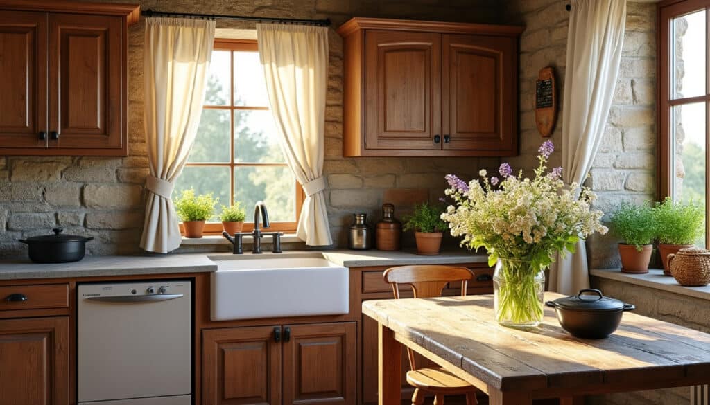 découvrez des idées inspirantes pour créer une cuisine rustique et chaleureuse, alliant tradition et confort. transformez votre espace culinaire en un lieu convivial où design authentique et atmosphère accueillante se rencontrent.