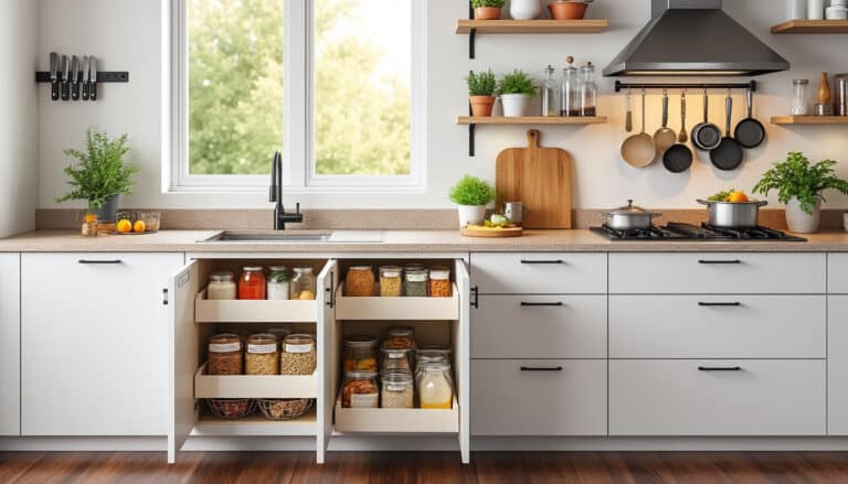 découvrez des solutions de rangement astucieuses qui transformeront votre cuisine en un espace organisé et fonctionnel. optimisez chaque recoin avec des astuces pratiques pour un quotidien simplifié et une cuisine toujours bien ordonnée.