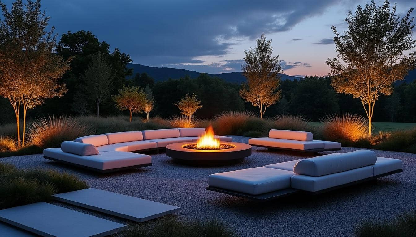 transformez votre jardin moderne en un havre de chaleur et de convivialité grâce à un brasero de grande capacité. découvrez comment créer une ambiance accueillante pour vos soirées en plein air, où confort et esthétisme se rencontrent.